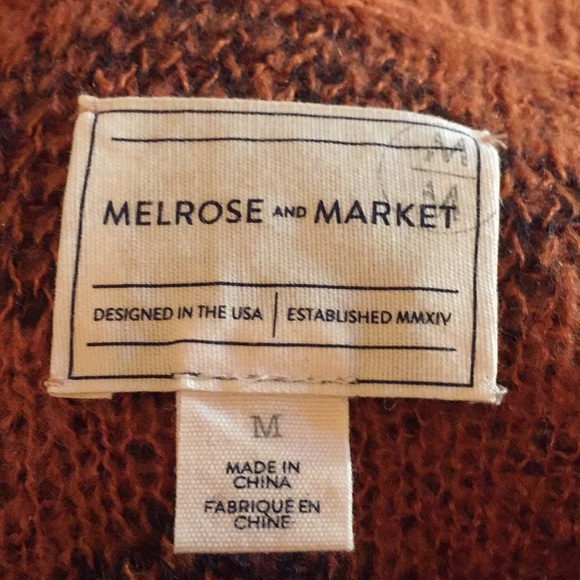 Melrose and Market rust/black diamond pattern SOFT - Picture 7 of 8